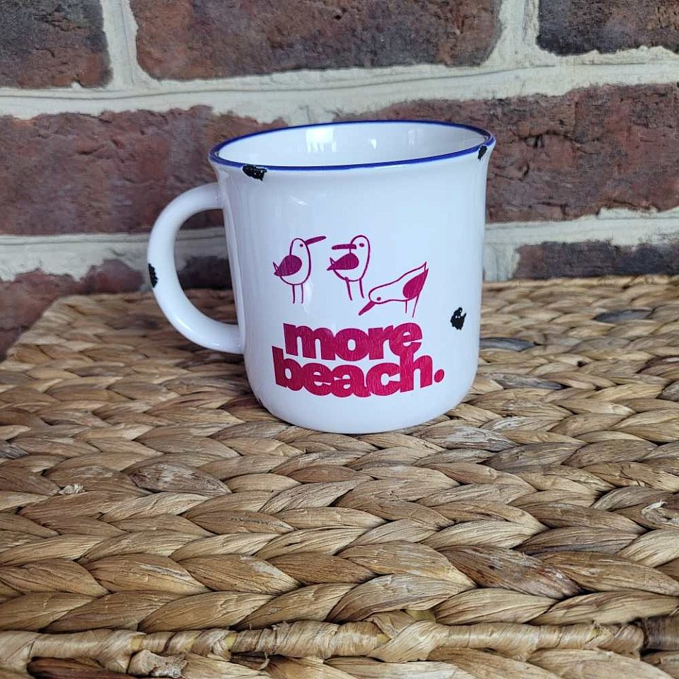 More Beach. Ceramic Mugg -Red | 11brrb.jpg