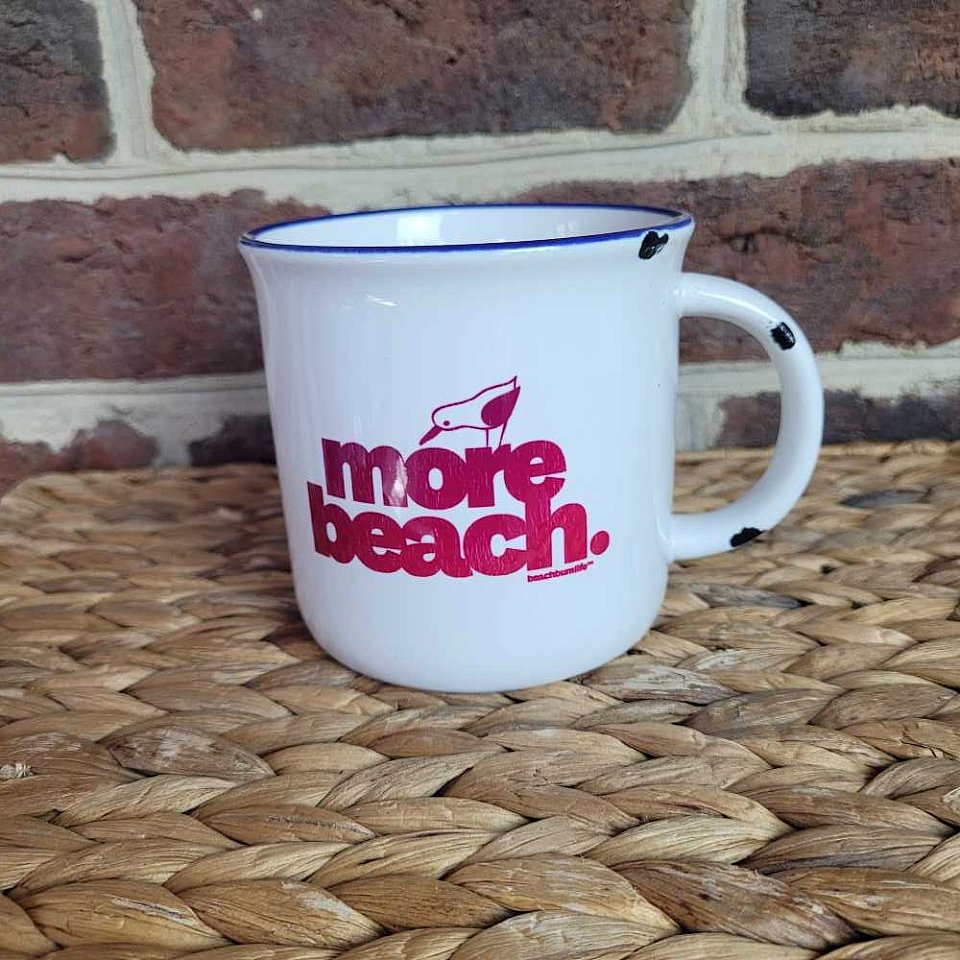 More Beach. Ceramic Mugg -Red | 11brra.jpg