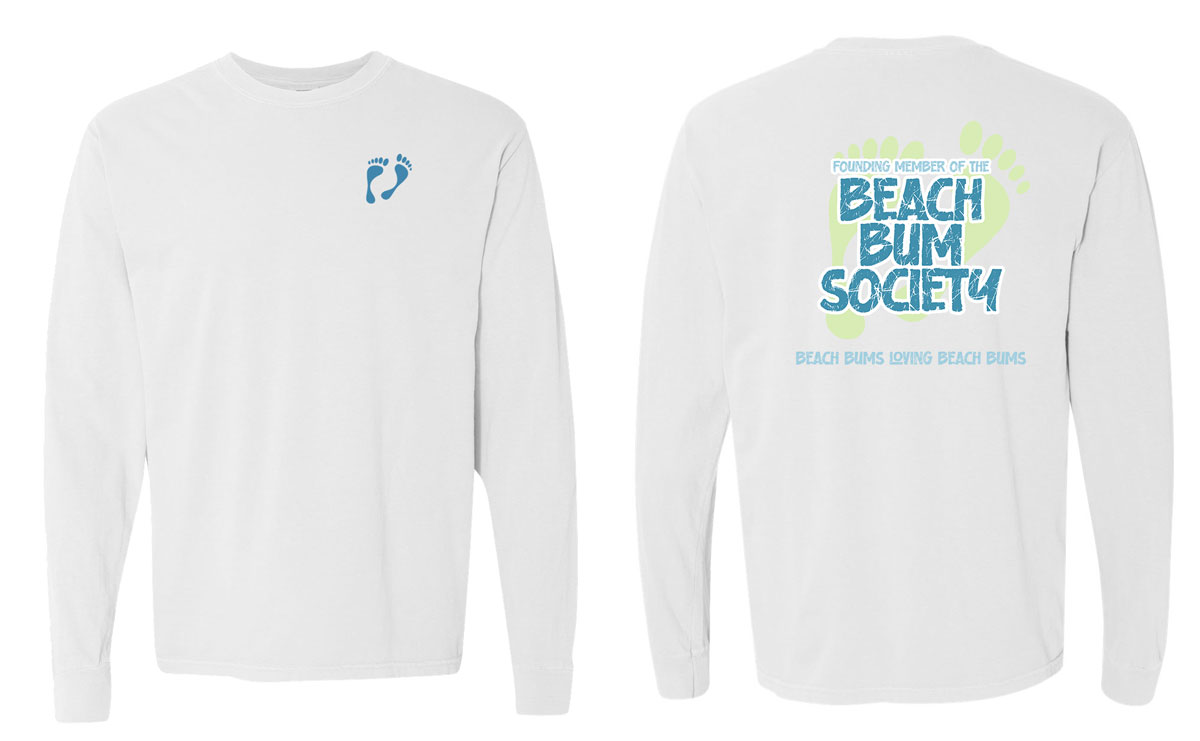 Long Sleeved Beach Bum Society | Teal.jpg