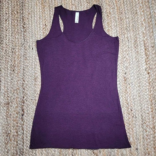 Women's Bella Racer Back Tank -Purple, several sizes