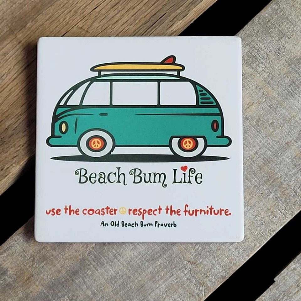 Square Coaster ~BeachBum Van | 1cosqvan.jpg