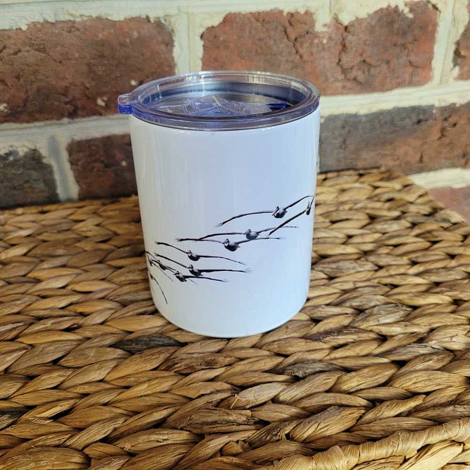 Insulated Travel Mugg ~Pelican Parade | 2tmugskypel2.jpg