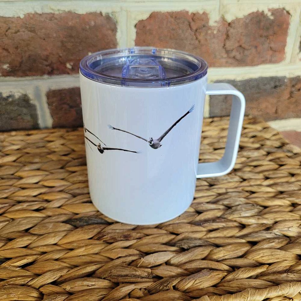 Insulated Travel Mugg ~Pelican Parade | 2tmugskypel1.jpg