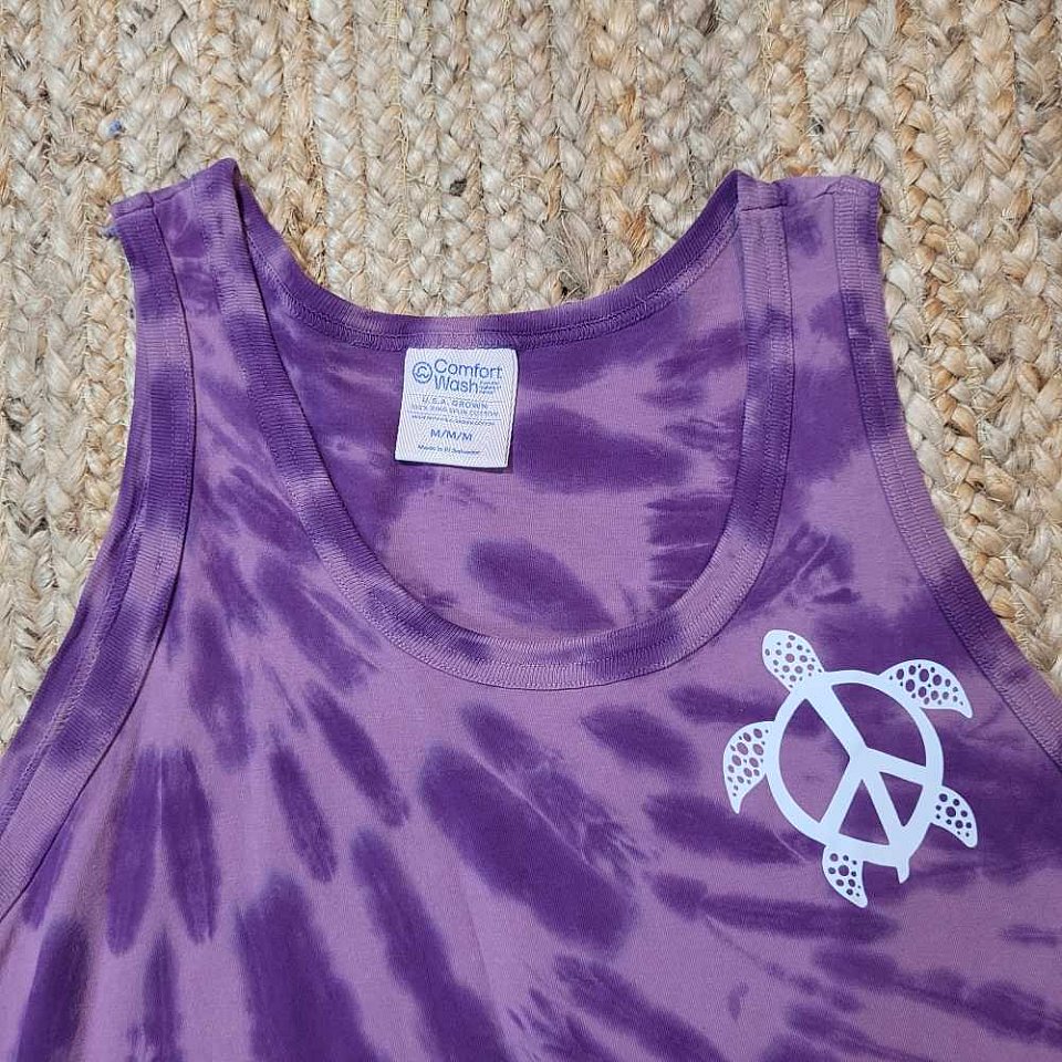 Unisex Tank ~TieDyed Plum | 1atankpurtd2.jpg